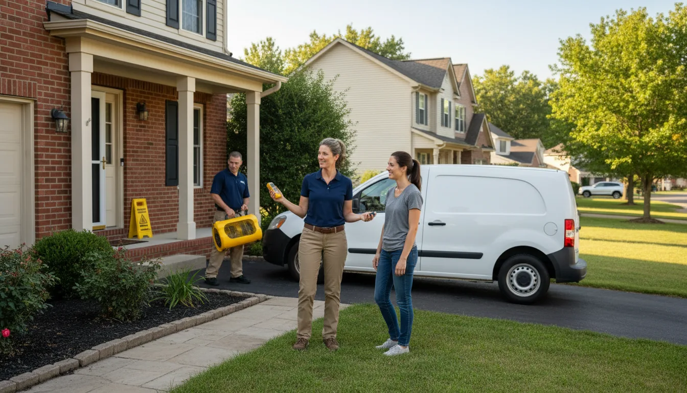 Water restoration image for Dehumidification And Cleanup Services in Ulysses, KY